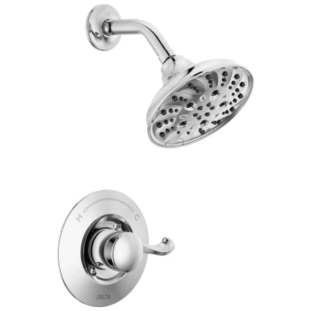 Delta Esato Monitor 14 Series Single Function Pressure Balanced Shower with 5 Setting Shower Head and Included Rough-In Valve 1 Delta Esato Monitor 14 Series Single Function Pressure Balanced Shower with 5 Setting Shower Head and Included Rough-In Valve