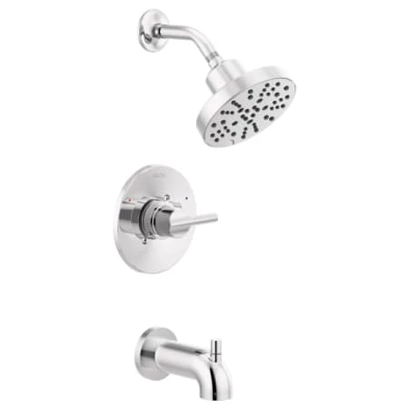 Delta Nicoli Single Function Pressure Balanced Tub and Shower with Included Rough-In Valve 1 Delta Nicoli Single Function Pressure Balanced Tub and Shower with Included Rough-In Valve