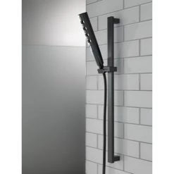 Delta Zura 1.75 GPM Multi Function Hand Shower Package with Touch-Clean and H2Okinetic® Technologies - Includes Slide Bar and Hose -Delta Faucet Store 51140 bl 02