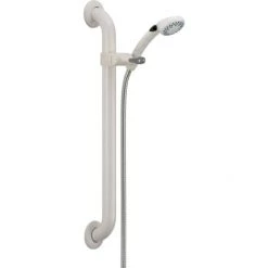 Delta 2.5 GPM Hand Shower Package - Includes Hand Shower, Slide Bar, Hose, and Limited Lifetime Warranty