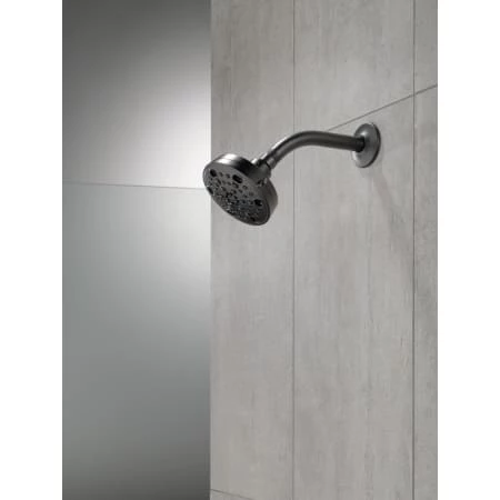 Delta 1.5 GPM Universal 4-1/4" Wide Multi Function Shower Head with H2Okinetic Technology - Limited Lifetime Warranty 5 Delta 1.5 GPM Universal 4-1/4" Wide Multi Function Shower Head with H2Okinetic Technology - Limited Lifetime Warranty - Image 5