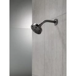 Delta 2.0 GPM Universal 4-1/4" Wide Multi Function Shower Head with H2Okinetic Technology - Limited Lifetime Warranty -Delta Faucet Store 52638 bl15 pk 02