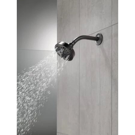 Delta 1.5 GPM Universal 4-1/4" Wide Multi Function Shower Head with H2Okinetic Technology - Limited Lifetime Warranty 6 Delta 1.5 GPM Universal 4-1/4" Wide Multi Function Shower Head with H2Okinetic Technology - Limited Lifetime Warranty - Image 6