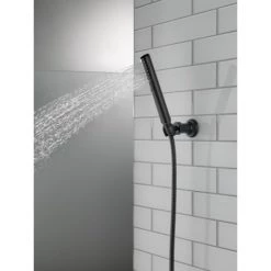 Delta Compel 1.75 GPM Single Function Hand Shower Package - Includes Hose and Holder -Delta Faucet Store 55085 bl 03