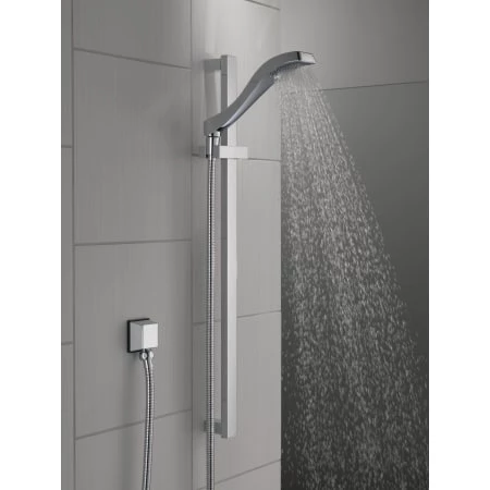Delta 1.75 GPM Dryden Hand Shower Package - Includes Hand Shower, Slide Bar, Hose, and Limited Lifetime Warranty 5 Delta 1.75 GPM Dryden Hand Shower Package - Includes Hand Shower, Slide Bar, Hose, and Limited Lifetime Warranty - Image 5