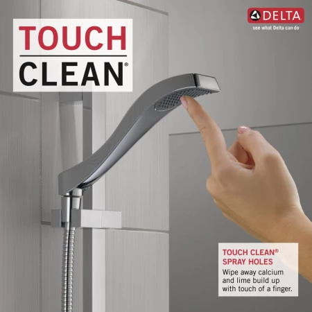 Delta 1.75 GPM Dryden Hand Shower Package - Includes Hand Shower, Slide Bar, Hose, and Limited Lifetime Warranty 2 Delta 1.75 GPM Dryden Hand Shower Package - Includes Hand Shower, Slide Bar, Hose, and Limited Lifetime Warranty - Image 2