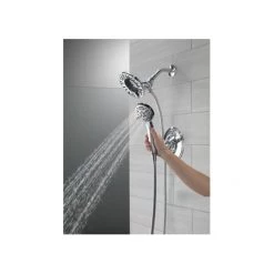 Delta Universal Showering Components 1.75 GPM Multi Function Round Shower Head -Delta Faucet Store 58499 MODEL WATER 04 WEB