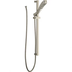 Delta 1.75 GPM Hand Shower Package with H2Okinetic and Touch-Clean® Technologies - Includes Hand Shower, Slide Bar, Hose, and Limited Lifetime Warranty