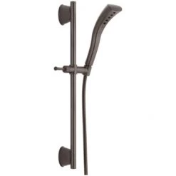 Delta 1.75 GPM Single Function Hand Shower Package with H2Okinetic Technology - Includes Slide Bar and Hose