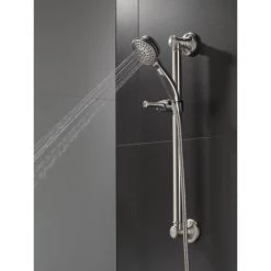 Delta 1.75 GPM Multi Function Handshower Package with Slide Bar, Hose, Holder and ActivTouch Technology - ADA Compliant - Limited Lifetime Warranty -Delta Faucet Store delta 51900 alternate view 17