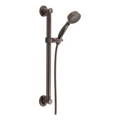 Delta 1.75 GPM Multi Function Handshower Package with Slide Bar, Hose, Holder and ActivTouch Technology - ADA Compliant - Limited Lifetime Warranty