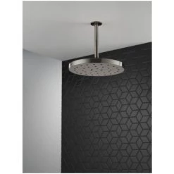 Delta Universal Showering 12" Round 2.5 GPM Single Function Rain Shower Head with H2Okinetic Technology -Delta Faucet Store delta 52160 25 alternate image 21