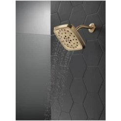 Delta Universal Showering UltraSoak 7-11/16" Square 1.75 GPM Multi Function Rain Shower Head with Touch Clean and H2Okinetic Technology -Delta Faucet Store delta 52460 alternate image 48
