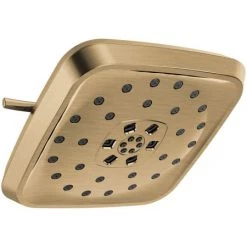 Delta Universal Showering UltraSoak 7-11/16" Square 1.75 GPM Multi Function Rain Shower Head with Touch Clean and H2Okinetic Technology