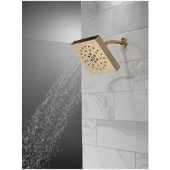 Delta Universal Showering UltraSoak 7-13/16" Square 1.75 GPM Multi Function Rain Shower Head with Touch Clean and H2Okinetic Technology -Delta Faucet Store delta 52484 alternate image 52