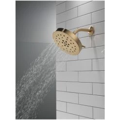 Delta Universal Showering Components 1.75 GPM Multi Function Rain Shower Head with Touch-Clean and H2Okinetic Technology -Delta Faucet Store delta 52488 alternate image 67