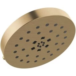 Delta Universal Showering Components 1.75 GPM Multi Function Rain Shower Head with Touch-Clean and H2Okinetic Technology