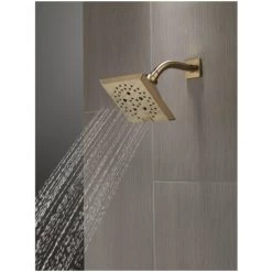 Delta Universal Showering 5-13/16" Square 1.75 GPM Shower Head Full Spray Pattern with Touch Clean and H2Okinetic Technology -Delta Faucet Store delta 52664 alternate image 77