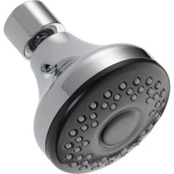 Delta 1.5 GPM Fundamentals Single Function Water Efficient Shower Head - Limited Lifetime Warranty