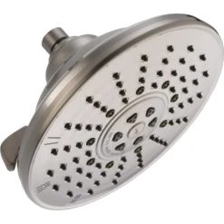 Delta 2.5 GPM Contemporary 8-1/2" Wide Multi Function Shower Head with Touch-Clean® Technology - Limited Lifetime Warranty