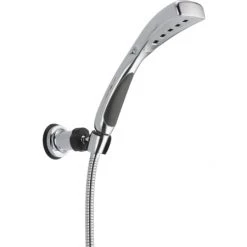 Delta 2.0 GPM Hand Shower Package with H2Okinetic Technology - Includes Hand Shower, Holder, Hose, and Limited Lifetime Warranty