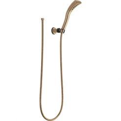Delta 1.75 GPM Single Function Hand Shower Package with H2Okinetic Technology - Includes Hose and Mounting Bracket
