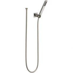Delta 1.75 GPM Vero 1-3/8" Wide Hand Shower Package - Includes Hand Shower, Holder, Hose, and Limited Lifetime Warranty -Delta Faucet Store delta 55530 handshower in brilliance stainless 660