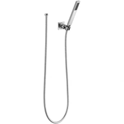 Delta 1.75 GPM Vero 1-3/8" Wide Hand Shower Package - Includes Hand Shower, Holder, Hose, and Limited Lifetime Warranty -Delta Faucet Store delta 55530 handshower in chrome 662