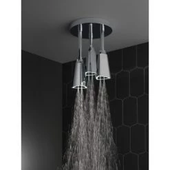Delta Universal Showering 2.5 GPM Single Function Rain Shower Head -Delta Faucet Store delta 57140 25 l alternate image 103