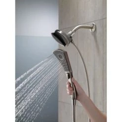 Delta 2.5 GPM In2ition 2-in-1 Multi Function Shower Head and Hand Shower - Limited Lifetime Warranty -Delta Faucet Store delta 58467 alternate view 32