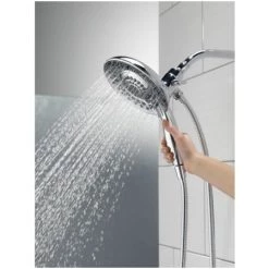 Delta In2ition 2.5 GPM Multi Function Shower Head with Touch-Clean -Delta Faucet Store delta 58569 25 pk alternate image 165