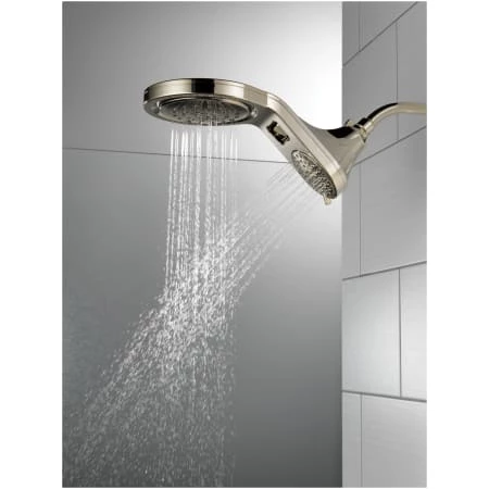 Delta HydroRain 1.75 GPM 5 Function 4" Showerhead with 6" Raincan Head - Limited Lifetime Warranty 5 Delta HydroRain 1.75 GPM 5 Function 4" Showerhead with 6" Raincan Head - Limited Lifetime Warranty - Image 5
