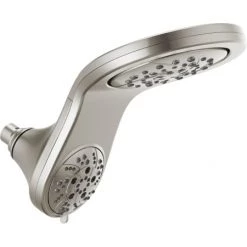 Delta HydroRain Universal Showering Components 2.5 GPM Multi Function Shower Head with Touch-Clean and H2Okinetic Technology