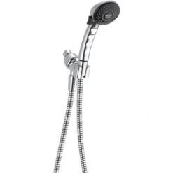 Delta Universal Showering 1.75 GPM Single Function Hand Shower Package with Shower Arm Mount and Hose
