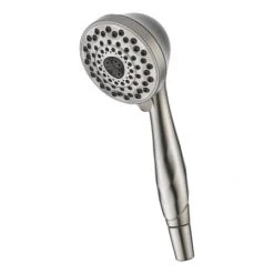 Delta 1.75 GPM Universal 3-3/4" Wide Multi Function Handshower with 7 Spray Patterns - Less Hose - Limited Lifetime Warranty