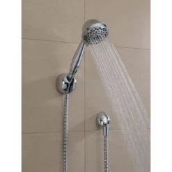 Delta 2.5 GPM Universal Hand Shower Package - Includes Hand Shower, Holder, Hose, and Limited Lifetime Warranty 5 Delta 2.5 GPM Universal Hand Shower Package - Includes Hand Shower, Holder, Hose, and Limited Lifetime Warranty -Delta Faucet Store delta 59710 pk running handshower in chrome 656