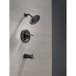 Delta Windemere Monitor 14 Series Single Function Pressure Balanced Tub and Shower Less Rough-In Valve - Limited Lifetime Warranty -Delta Faucet Store delta bt14496 installed shower head and tub spout in venetian bronze 120