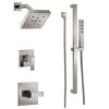 Delta Monitor 14 Series Single Function Pressure Balanced Shower System with Shower Head, and Hand Shower - Includes Rough-In Valves