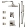 Delta TempAssure 17T Series Thermostatic Shower System with Integrated Volume Control, Shower Head, 3 Body Sprays and Hand Shower - Includes Rough-In Valves