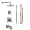 Delta TempAssure 17T Series Thermostatic Tub and Shower System with Volume Control, Shower Head, Hand Shower, and Slide Bar - Includes Rough-In Valves