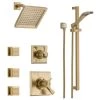 Delta TempAssure 17T Series Thermostatic Shower System with Integrated Volume Control, Shower Head, 3 Body Sprays and Hand Shower - Includes Rough-In Valves