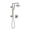 Delta Ara Pressure Balanced Shower System with Shower Head, Hand Shower, Slide Bar, Hose, and Valve Trim