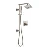 Delta Zura Pressure Balanced Shower System with Shower Head, Hand Shower, Slide Bar, Hose, and Valve Trim
