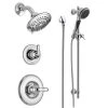Delta Monitor 14 Series Single Function Pressure Balanced Shower System with Shower Head, and Hand Shower - Includes Rough-In Valves