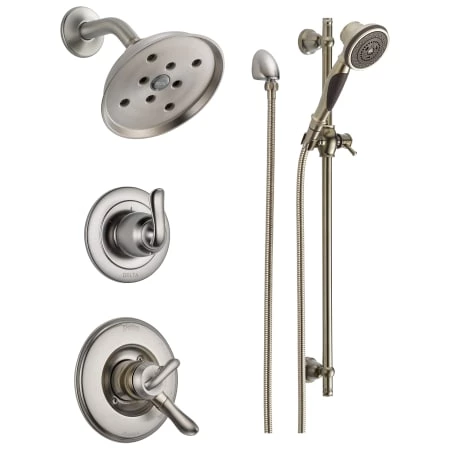 Delta Monitor 17 Series Dual Function Pressure Balanced Shower System with Integrated Volume Control, Shower Head, and Hand Shower - Includes Rough-In Valves 1 Delta Monitor 17 Series Dual Function Pressure Balanced Shower System with Integrated Volume Control, Shower Head, and Hand Shower - Includes Rough-In Valves