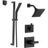 Delta Monitor 14 Series Single Function Pressure Balanced Shower System with Shower Head, and Hand Shower - Includes Rough-In Valves