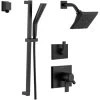 Delta Monitor 17 Series Dual Function Pressure Balanced Shower System with Integrated Volume Control, Shower Head, and Hand Shower - Includes Rough-In Valves