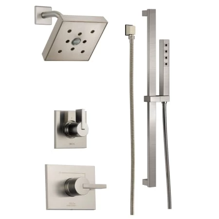 Delta Monitor 14 Series Single Function Pressure Balanced Shower System with Shower Head, and Hand Shower - Includes Rough-In Valves 1 Delta Monitor 14 Series Single Function Pressure Balanced Shower System with Shower Head, and Hand Shower - Includes Rough-In Valves