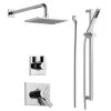 Delta Monitor 17 Series Dual Function Pressure Balanced Shower System with Integrated Volume Control, Shower Head, and Hand Shower - Includes Rough-In Valves