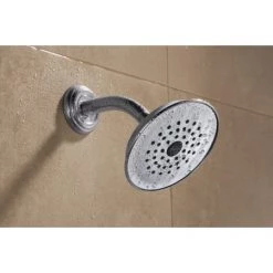 Delta 2.5 GPM 5-7/8" Wide Single Function Shower Head with Touch-Clean® Technology - Limited Lifetime Warranty 8 Delta 2.5 GPM 5-7/8" Wide Single Function Shower Head with Touch-Clean® Technology - Limited Lifetime Warranty -Delta Faucet Store delta rp42578 installed shower head in chrome 2025